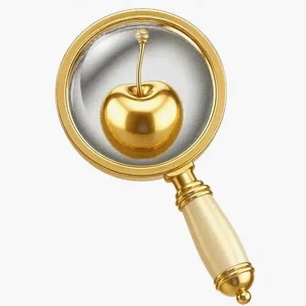 Cherry magnifying glass — Garrison Bet