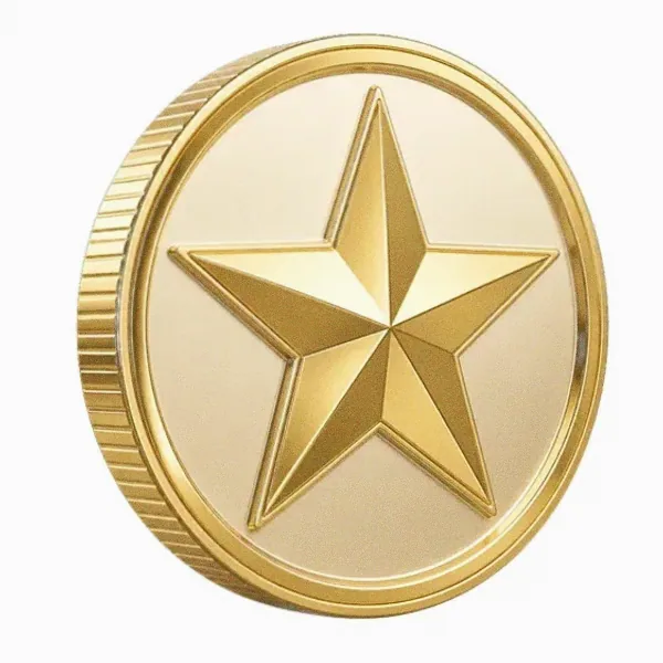 Star-emblem coin — Garrison Bet