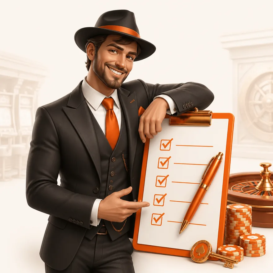 Clipboard checklist — Garrison Bet