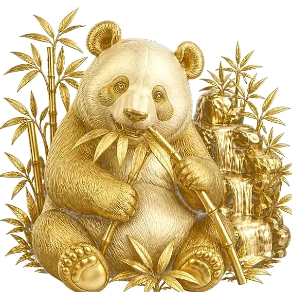 Panda eating bamboo — Garrison Bet