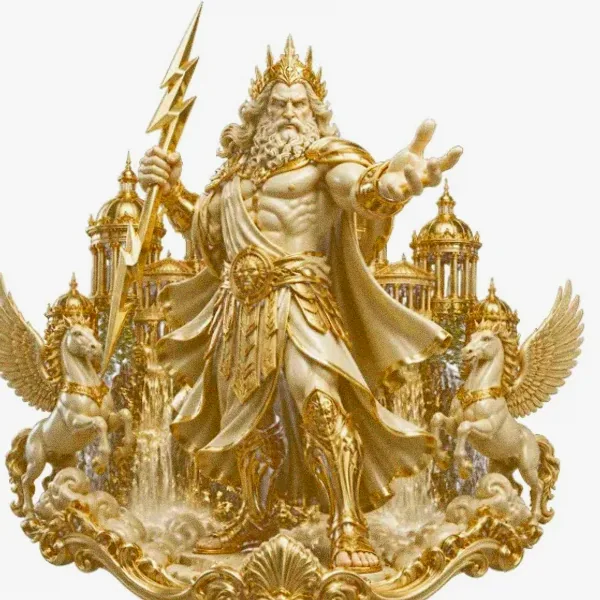 Zeus with lightning — Garrison Bet