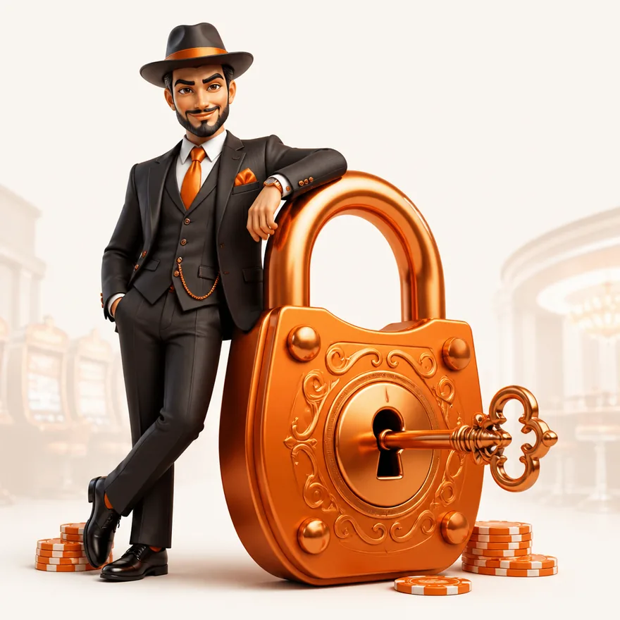 Padlock with key — Garrison Bet