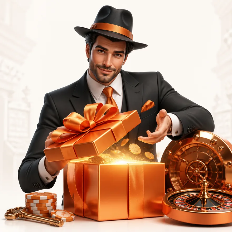 Ribbon-tied gift box — Garrison Bet