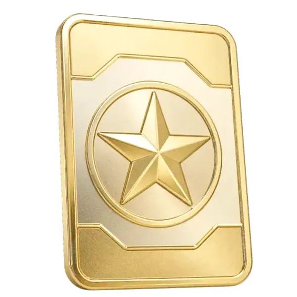 Star-emblem card — Garrison Bet