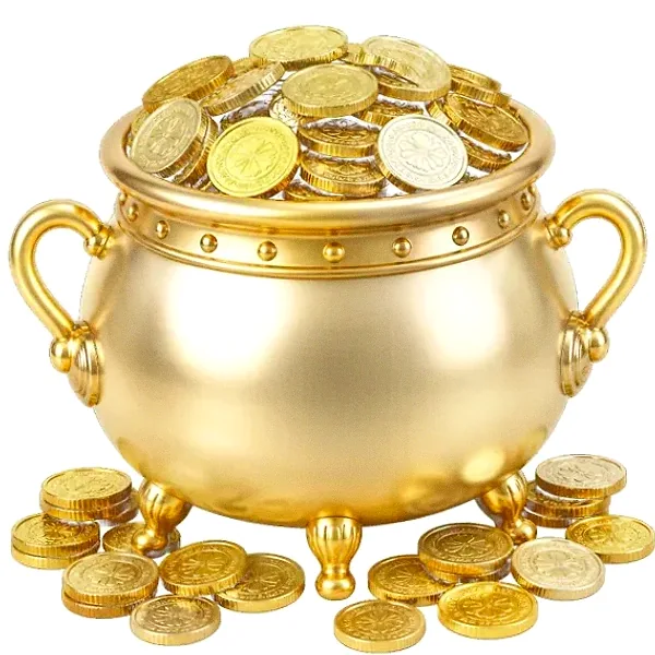 Coin-filled cauldron — Garrison Bet