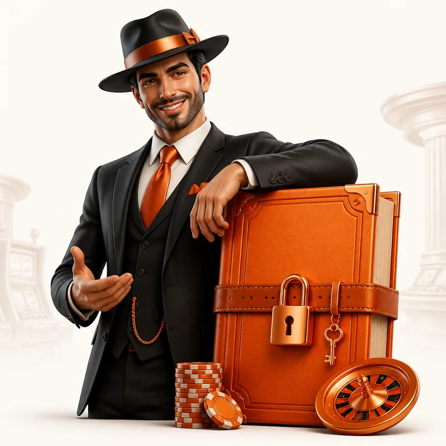 Book with padlock strap — Garrison Bet