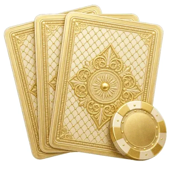 Playing cards and chip — Garrison Bet