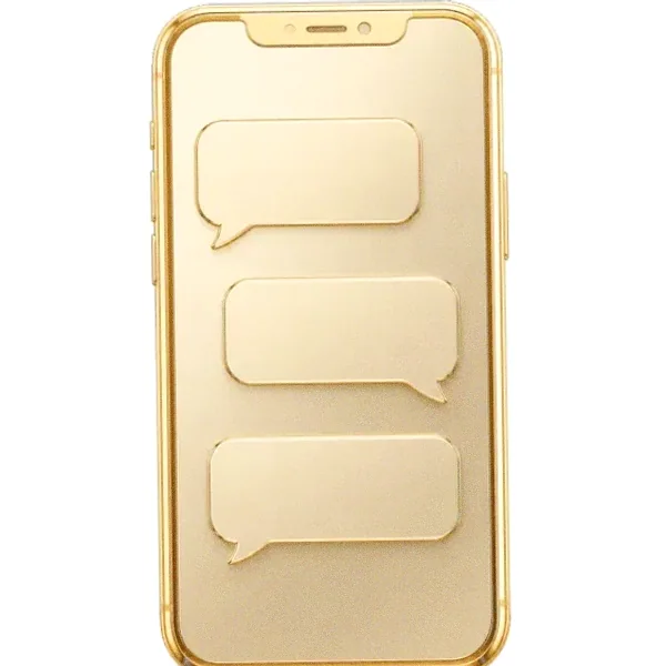 Smartphone with chat bubbles — Garrison Bet