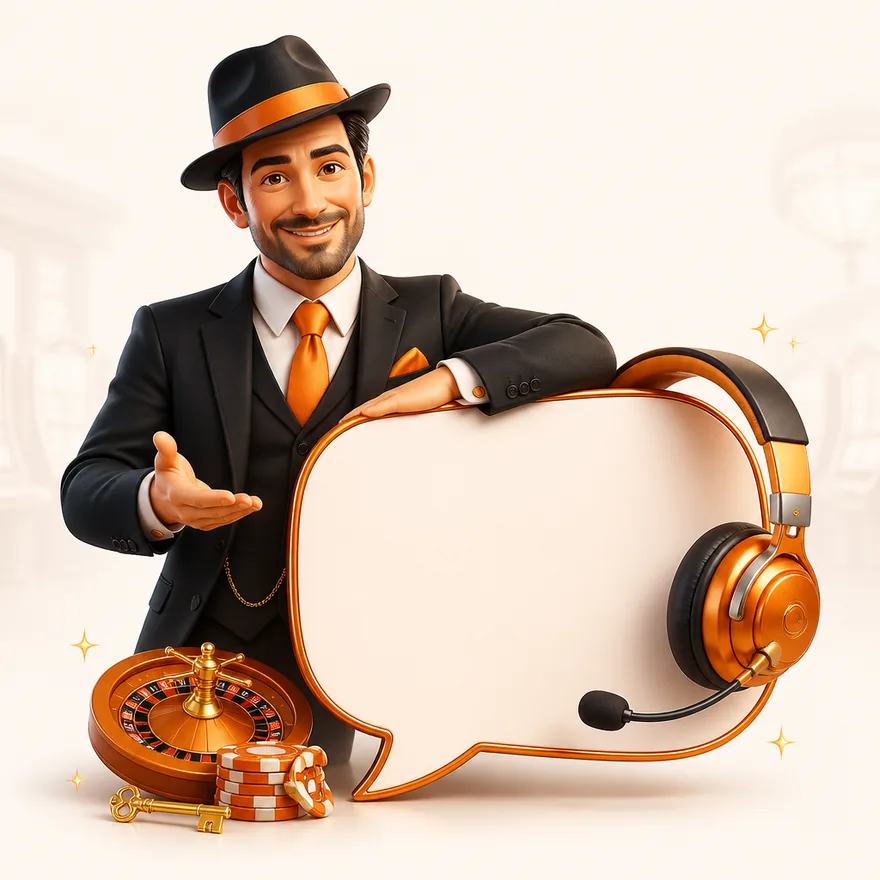 Headset with speech bubble — Garrison Bet